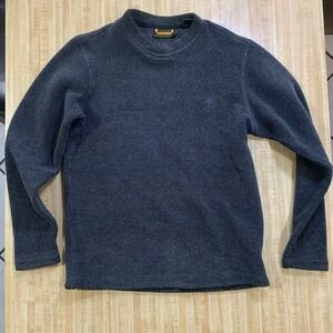 Mens‎ Timberland Weathergear Sz XS Green Pullover Sweater Shell Polyester Rayon